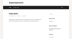 Desktop Screenshot of explorepanama.com