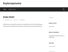 Tablet Screenshot of explorepanama.com
